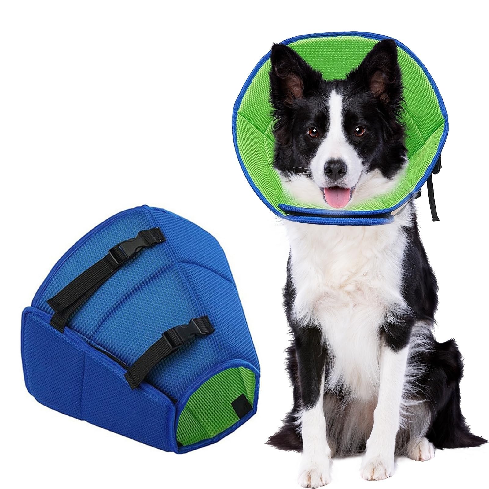 Amazon | CMD エリザベスカラー 犬 猫 大型犬 通気性 調整可能